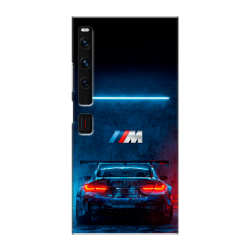 Пластиковый чехол на Huawei Mate Xs 2 с принтом BMW БМВ