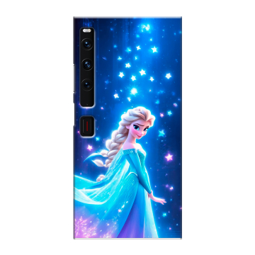 Пластиковый чехол на Huawei Mate Xs 2 с принтом Холодное сердце Frozen