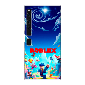 Пластиковый чехол на Huawei Mate Xs 2 с принтом Roblox Роблокс