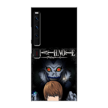 Пластиковый чехол на Huawei Mate Xs 2 с принтом Death note Тетрадь смерти