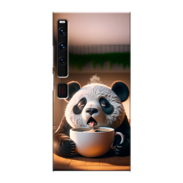Пластиковый чехол на Huawei Mate Xs 2 с принтом смешная панда