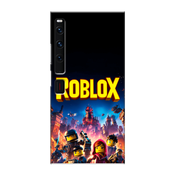 Пластиковый чехол на Huawei Mate Xs 2 с принтом Roblox Роблокс