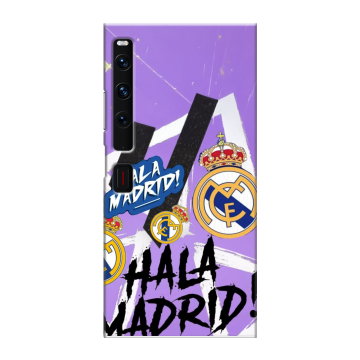 Пластиковый чехол на Huawei Mate Xs 2 с принтом Real Madrid Реал Мадрид