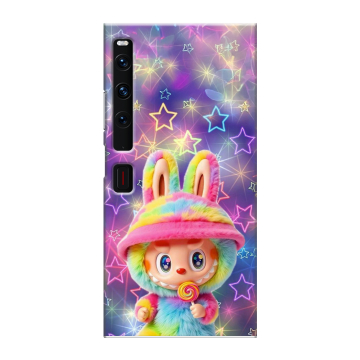Пластиковый чехол на Huawei Mate Xs 2 с принтом Labubu Лабубу