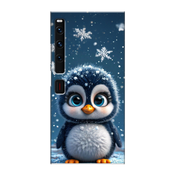 Пластиковый чехол на Huawei Mate Xs 2 с принтом Новый год