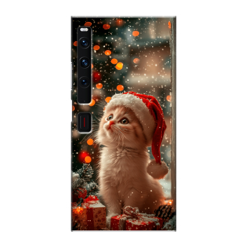 Пластиковый чехол на Huawei Mate Xs 2 с принтом Новый год