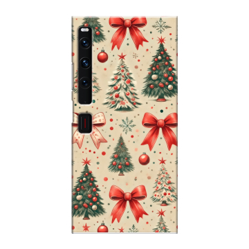 Пластиковый чехол на Huawei Mate Xs 2 с принтом Новый год