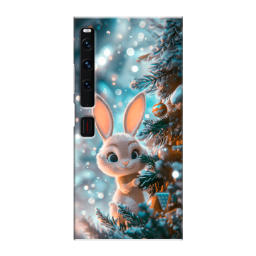 Пластиковый чехол на Huawei Mate Xs 2 с принтом Новый год