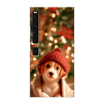 Пластиковый чехол на Huawei Mate Xs 2 с принтом Новый год