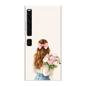Пластиковый чехол на Huawei Mate Xs 2 с принтом женский