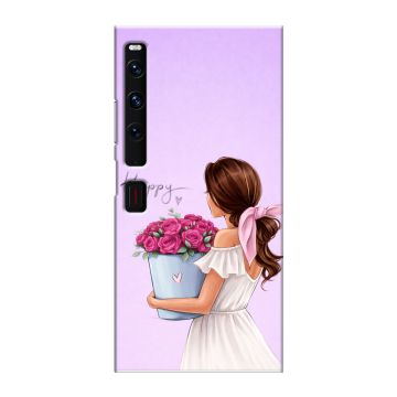 Пластиковый чехол на Huawei Mate Xs 2 с принтом женский
