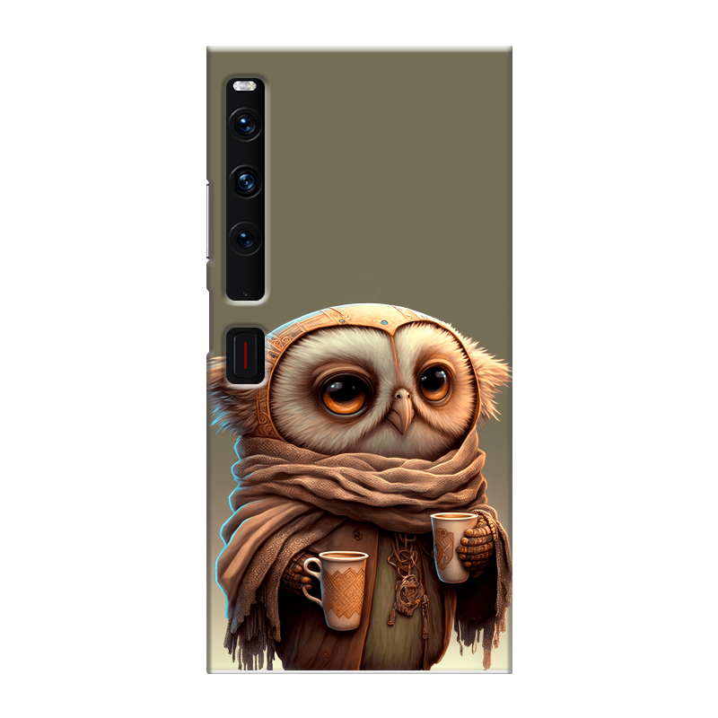 Пластиковый чехол на Huawei Mate Xs 2 с принтом Сова Пластиковый чехол на Huawei Mate Xs 2 с принтом Сова