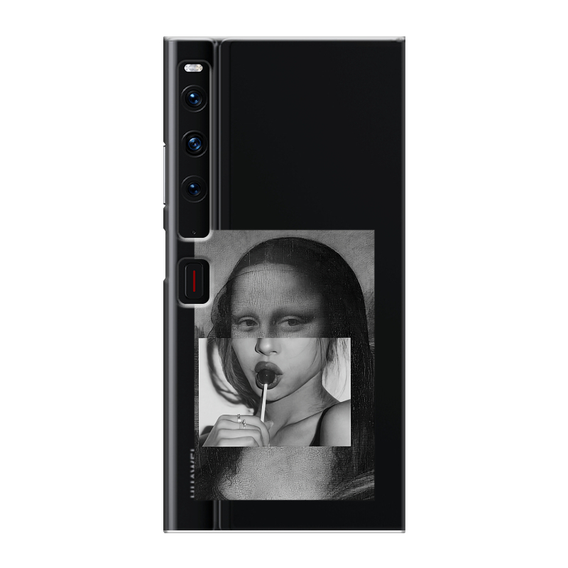 Пластиковый чехол на Huawei Mate Xs 2 с принтом Мона Лиза Пластиковый чехол на Huawei Mate Xs 2 с принтом Мона Лиза