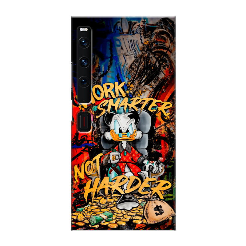 Пластиковый чехол на Huawei Mate Xs 2 с принтом Дональд Дак Деньги Пластиковый чехол на Huawei Mate Xs 2 с принтом Дональд Дак Деньги