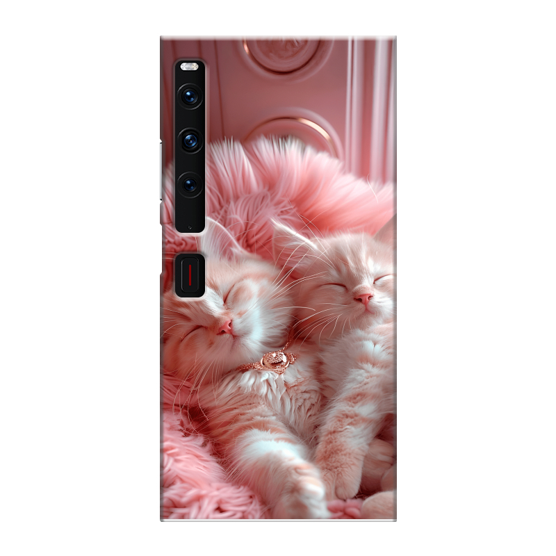 Пластиковый чехол на Huawei Mate Xs 2 с принтом котята котики Пластиковый чехол на Huawei Mate Xs 2 с принтом котята котики