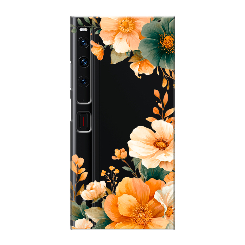 Пластиковый чехол на Huawei Mate Xs 2 с принтом Цветы принт Пластиковый чехол на Huawei Mate Xs 2 с принтом Цветы принт