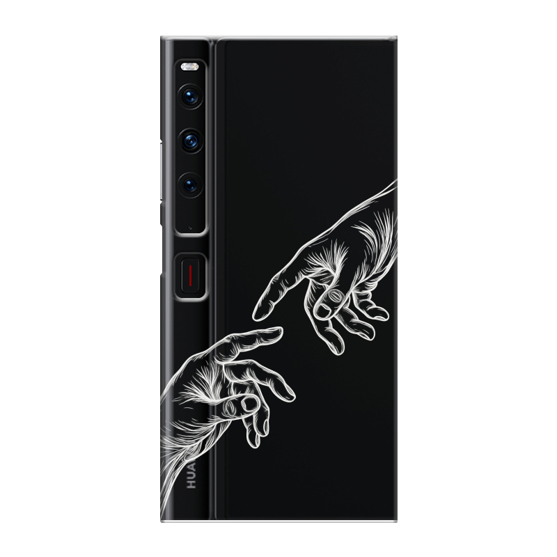 Пластиковый чехол на Huawei Mate Xs 2 с принтом Сотворение мира Пластиковый чехол на Huawei Mate Xs 2 с принтом Сотворение мира