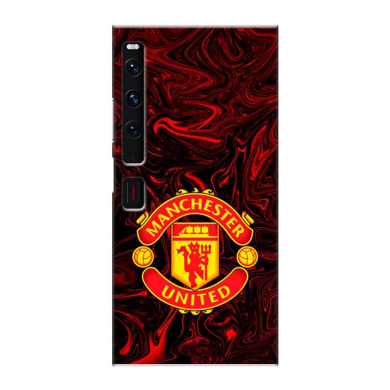 Пластиковый чехол на Huawei Mate Xs 2 с принтом Manchester United Пластиковый чехол на Huawei Mate Xs 2 с принтом Manchester United