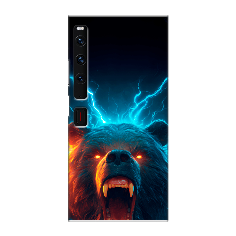 Пластиковый чехол на Huawei Mate Xs 2 с принтом Медведь Пластиковый чехол на Huawei Mate Xs 2 с принтом Медведь