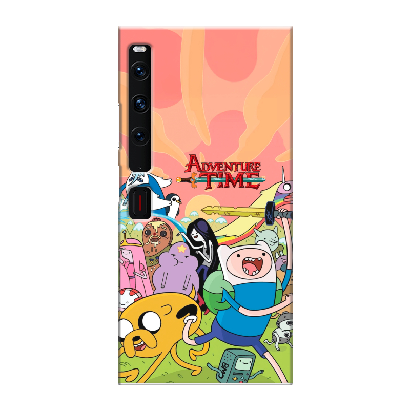 Пластиковый чехол на Huawei Mate Xs 2 с принтом Adventure time Время приключений Пластиковый чехол на Huawei Mate Xs 2 с принтом Adventure time Время приключений