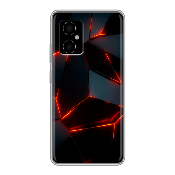 Силиконовый чехол на Xiaomi Poco M4 5G с принтом Яркие абстракции Силиконовый чехол на Xiaomi Poco M4 5G с принтом Яркие абстракции