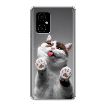 Силиконовый чехол на Xiaomi Poco M4 5G с принтом Коты Силиконовый чехол на Xiaomi Poco M4 5G с принтом Коты