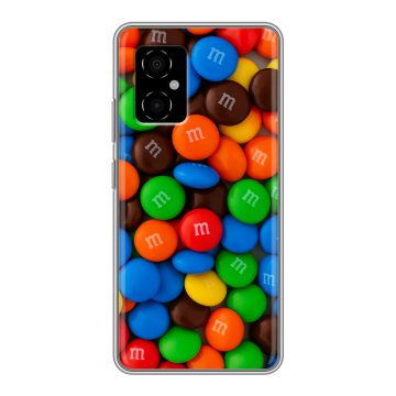 Силиконовый чехол на Xiaomi Poco M4 5G с принтом Конфеты Силиконовый чехол на Xiaomi Poco M4 5G с принтом Конфеты