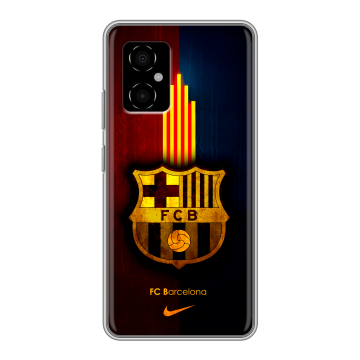 Силиконовый чехол на Xiaomi Poco M4 5G с принтом Барселона Barcelona Силиконовый чехол на Xiaomi Poco M4 5G с принтом Барселона Barcelona
