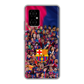 Силиконовый чехол на Xiaomi Poco M4 5G с принтом Барселона Barcelona Силиконовый чехол на Xiaomi Poco M4 5G с принтом Барселона Barcelona