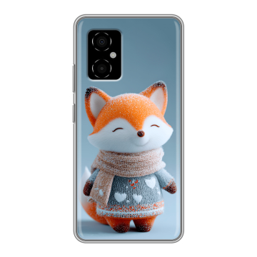 Силиконовый чехол на Xiaomi Poco M4 5G с принтом Лиса