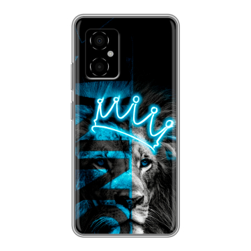 Силиконовый чехол на Xiaomi Poco M4 5G с принтом Король лев
