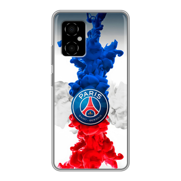 Силиконовый чехол на Xiaomi Poco M4 5G с принтом PSG ПСЖ