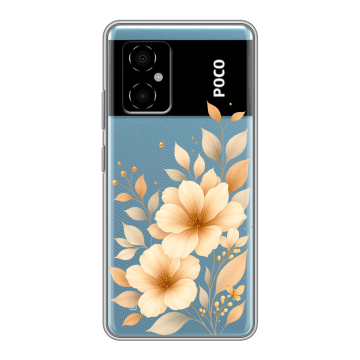 Силиконовый чехол на Xiaomi Poco M4 5G с принтом для девушки
