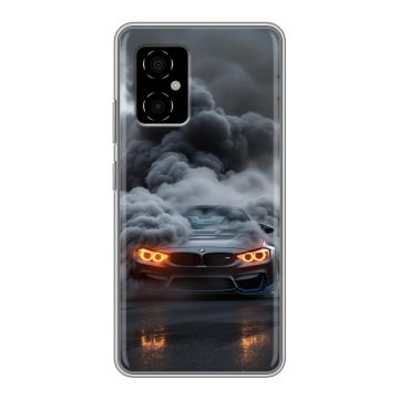 Силиконовый чехол на Xiaomi Poco M4 5G с принтом BMW БМВ Силиконовый чехол на Xiaomi Poco M4 5G с принтом BMW БМВ