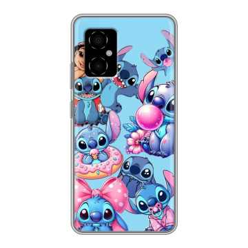 Силиконовый чехол на Xiaomi Poco M4 5G с принтом Лило и Стич Силиконовый чехол на Xiaomi Poco M4 5G с принтом Лило и Стич