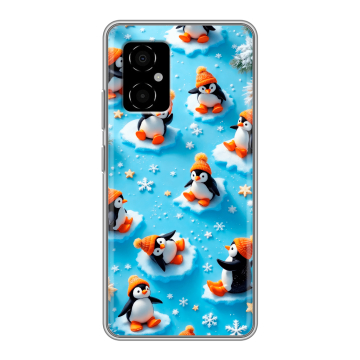 Силиконовый чехол на Xiaomi Poco M4 5G с принтом Новый год
