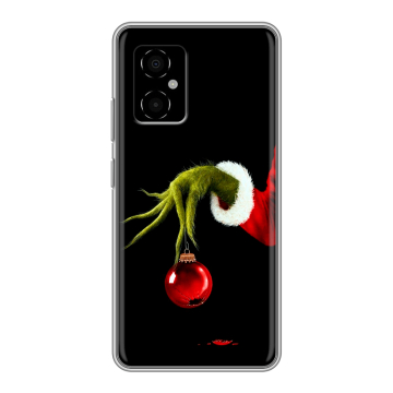 Силиконовый чехол на Xiaomi Poco M4 5G с принтом Новый год Гринч