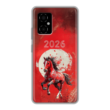 Силиконовый чехол на Xiaomi Poco M4 5G с принтом Новый год