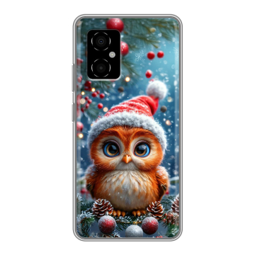 Силиконовый чехол на Xiaomi Poco M4 5G с принтом Новый год