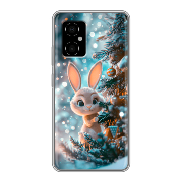 Силиконовый чехол на Xiaomi Poco M4 5G с принтом Новый год