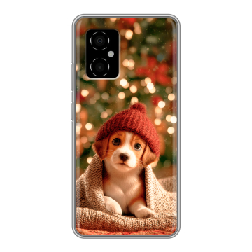 Силиконовый чехол на Xiaomi Poco M4 5G с принтом Новый год