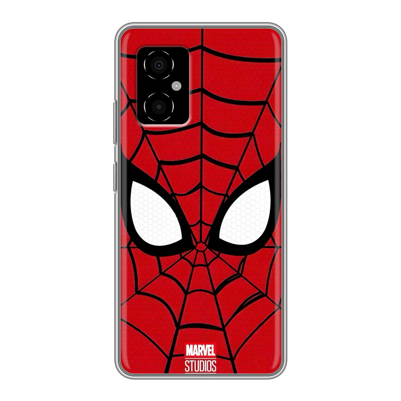 Силиконовый противоударный чехол на Xiaomi Poco M4 5G с принтом человек паук spiderman Силиконовый противоударный чехол на Xiaomi Poco M4 5G с принтом человек паук spiderman