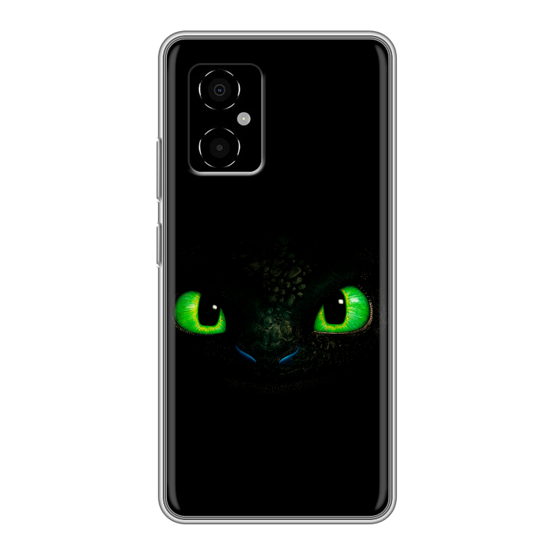 Силиконовый противоударный чехол на Xiaomi Poco M4 5G с принтом Как приручить дракона Силиконовый противоударный чехол на Xiaomi Poco M4 5G с принтом Как приручить дракона