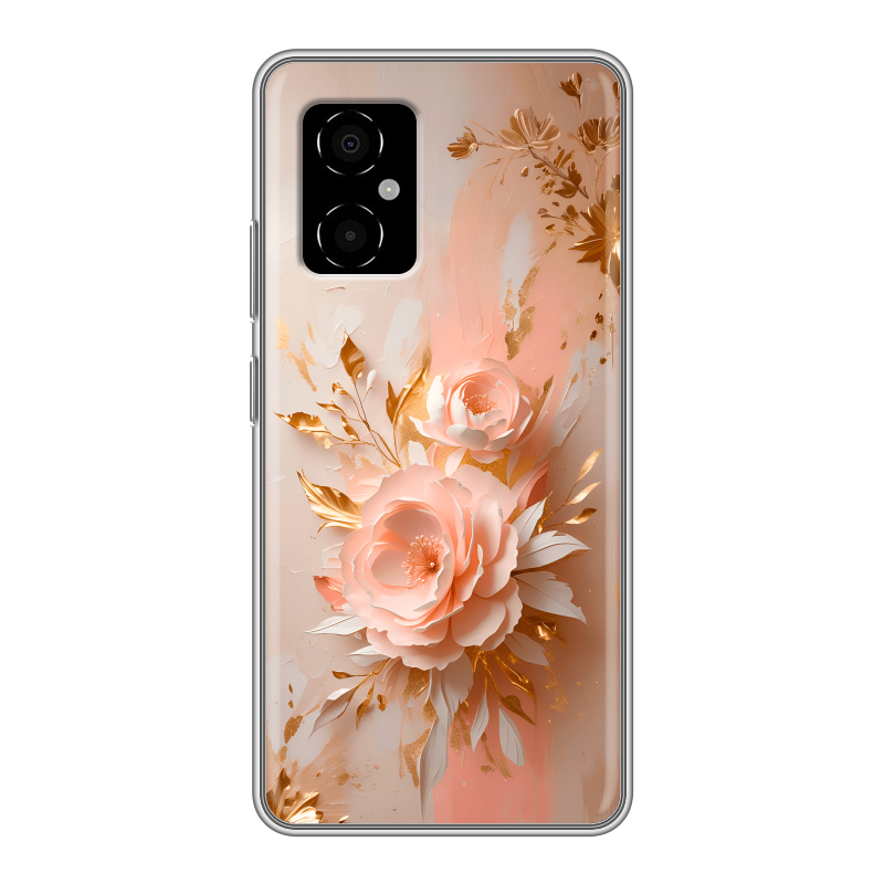 Силиконовый противоударный чехол на Xiaomi Poco M4 5G с принтом женский Силиконовый противоударный чехол на Xiaomi Poco M4 5G с принтом женский