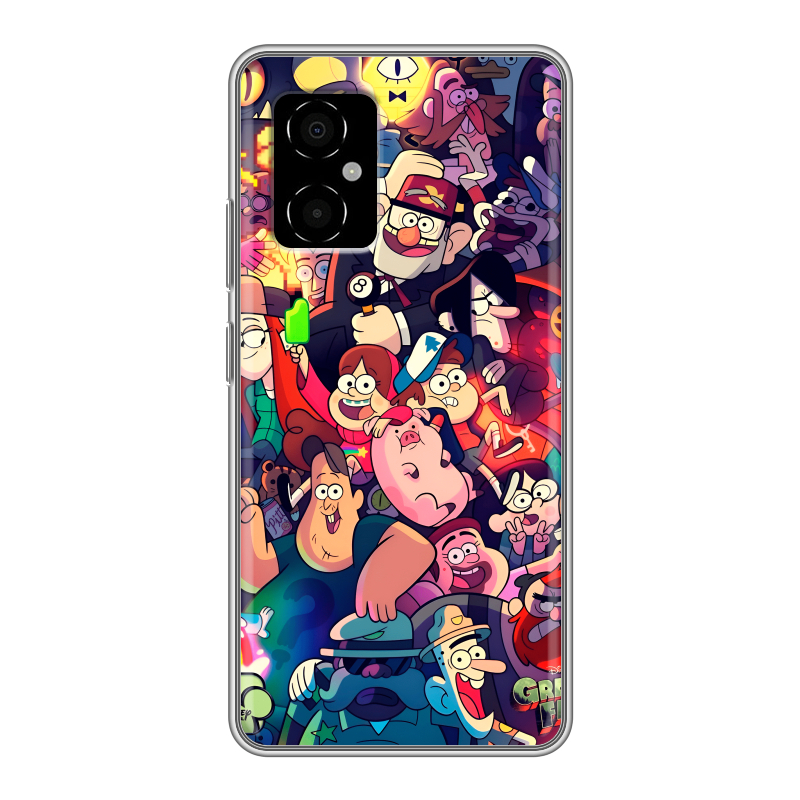 Силиконовый чехол на Xiaomi Poco M4 5G с принтом Gravity Falls Гравити Фолз Силиконовый чехол на Xiaomi Poco M4 5G с принтом Gravity Falls Гравити Фолз