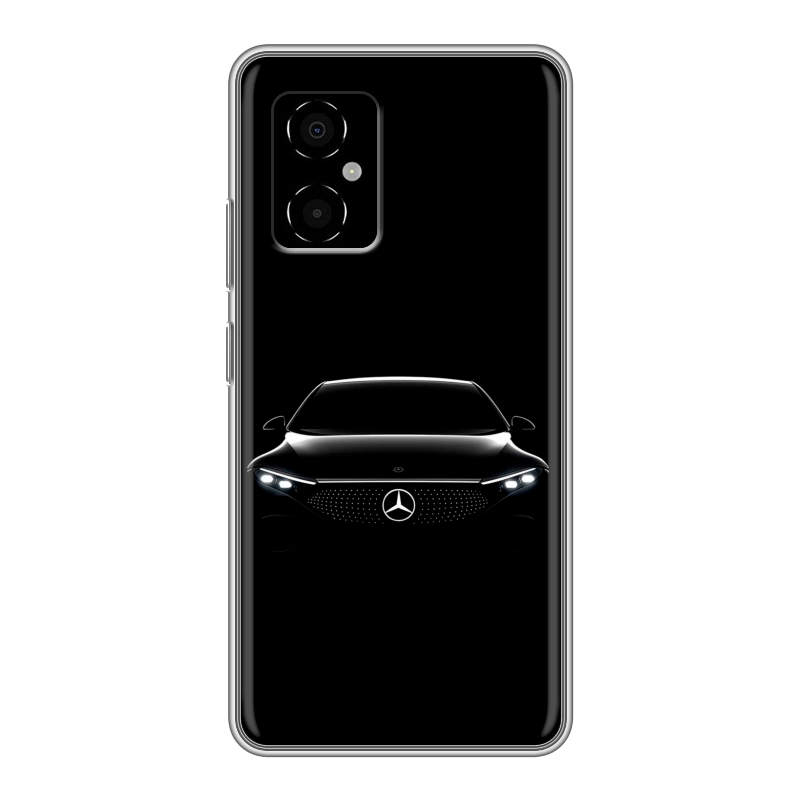 Силиконовый противоударный чехол на Xiaomi Poco M4 5G с принтом Mercedes Мерседес Силиконовый противоударный чехол на Xiaomi Poco M4 5G с принтом Mercedes Мерседес