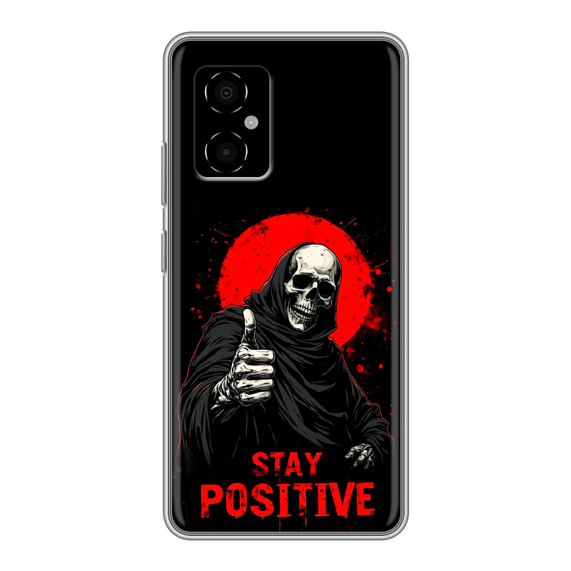 Силиконовый противоударный чехол на Xiaomi Poco M4 5G с принтом смешной скелет Силиконовый противоударный чехол на Xiaomi Poco M4 5G с принтом смешной скелет