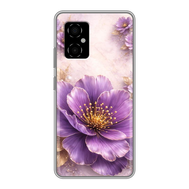 Силиконовый противоударный чехол на Xiaomi Poco M4 5G с принтом женский Силиконовый противоударный чехол на Xiaomi Poco M4 5G с принтом женский