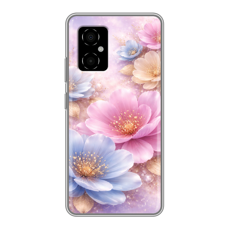 Силиконовый чехол на Xiaomi Poco M4 5G с принтом женский Силиконовый чехол на Xiaomi Poco M4 5G с принтом женский