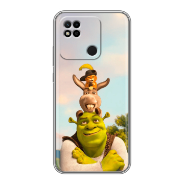 Силиконовый чехол на Xiaomi Redmi 10A с принтом Шрек Shrek